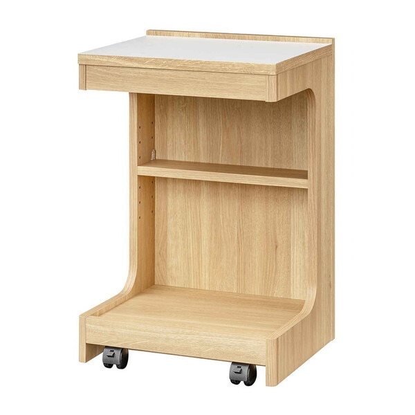 白井産業 CHI-6040WNA ナチュラル チルフィル サイドテーブル メーカー直送