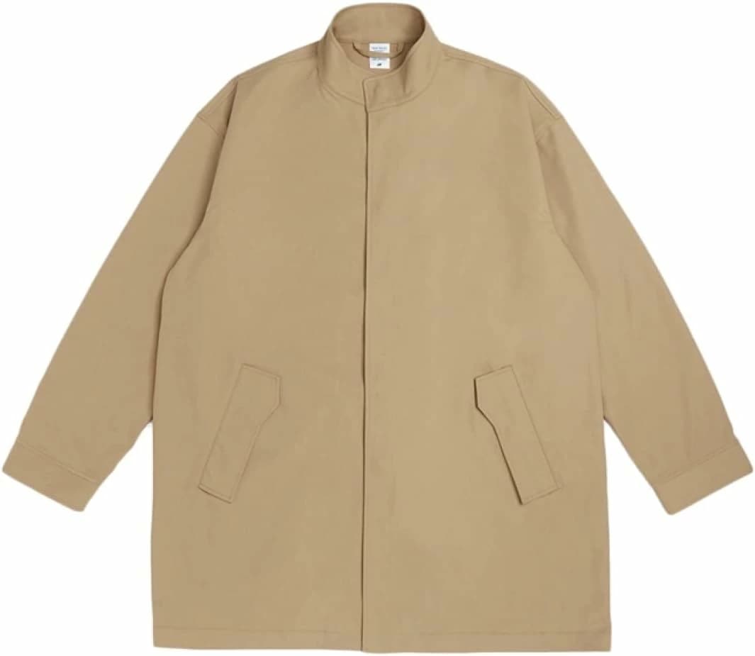 メンズ ジャケット 無地 シンプル 立ち襟 スプリングコート ミディアム丈 ユニセックス カーゴジャケット カッコイイ アウター 春服 長袖 薄手 アウトドア 通勤 通学 男性用 コート おしゃれ ア