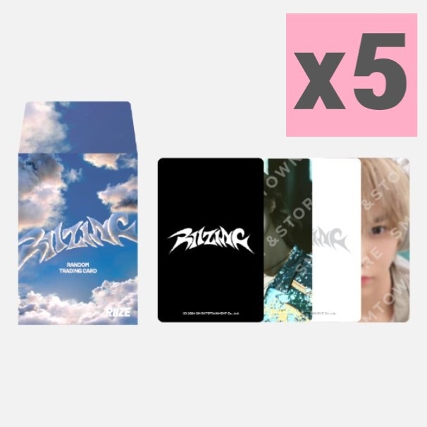 RIIZE RIIZING - RANDOM TRADING CARD SET 5個
