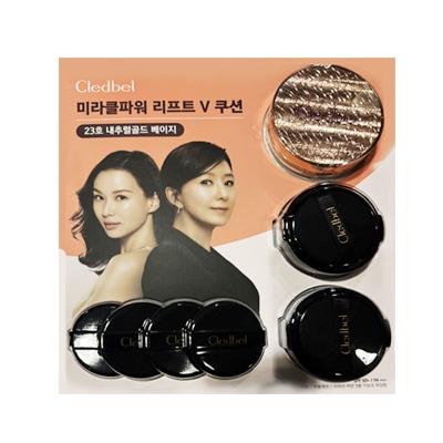 ミラクルパワーリフトVクッション+詰め替え+専用パフ4個