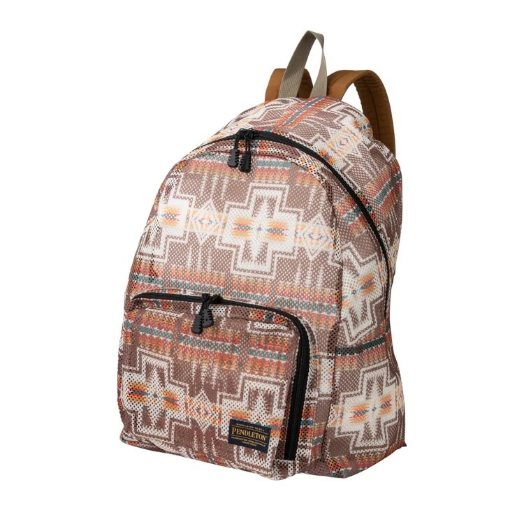 メッシュデイパック バックパック ベージュ W30×H45×D18cm #PDT-000-231004-BEIGE
