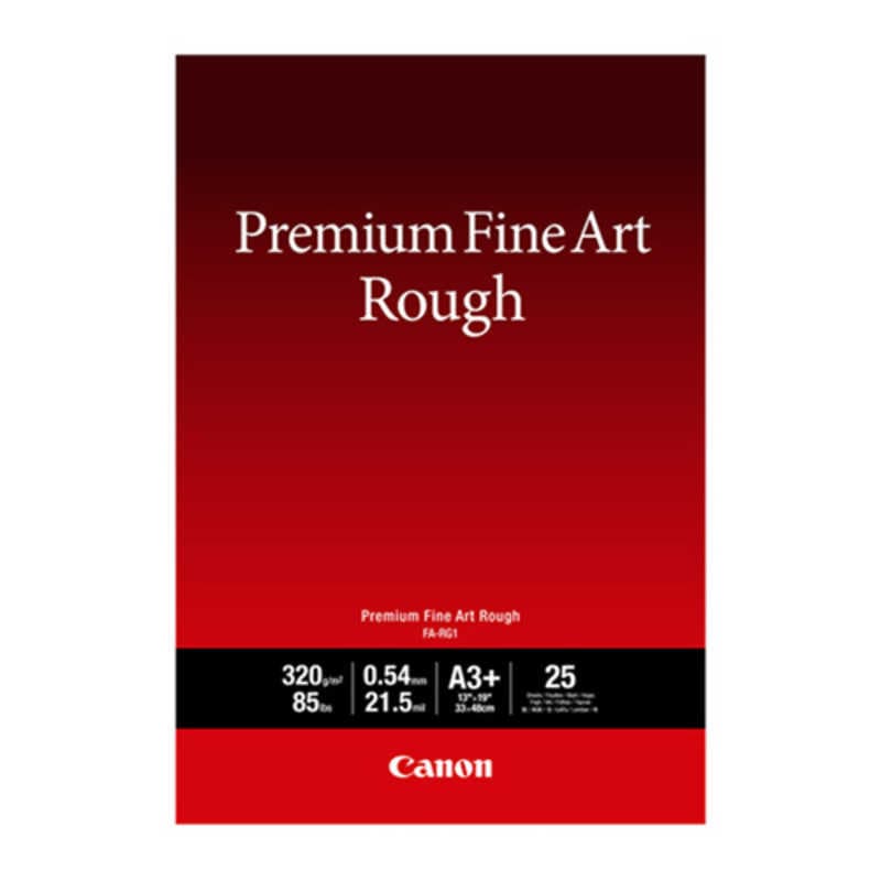 キヤノン　CANON　インクジェットプレミアムファインアートラフ 0.54mm [A3ノビ/25枚]　FA-RG1A3N25