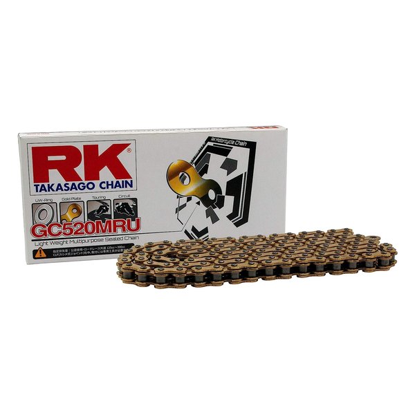 アールケー RK GC520MRU-120 ドライブチェーン 軽量ゴールドチェーン GC520MRU 120L RKGC520MRU120L