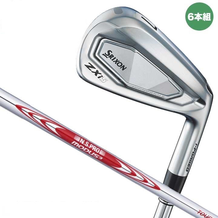 スリクソン ZXi5 アイアン 2024 6本組(#5-9 P) フレックス：S シャフト：NSプロ MODUS3 TOUR 105 日本仕様 SRIXON
