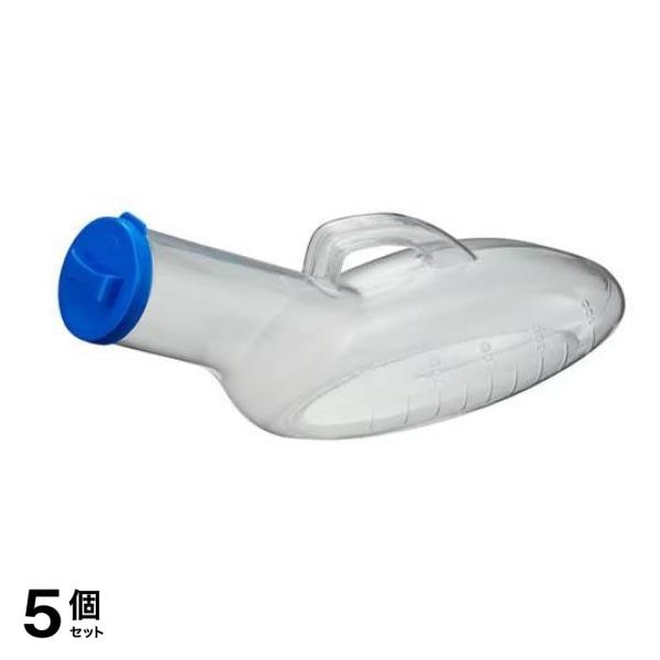 西部 OSG透明尿器(尿瓶) 男性用 900cc 5個セット