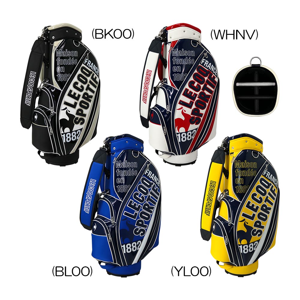 le coq sportif - le coq sportif 2019 キャディバッグ 9.5型 le coq sportif golf 【大径口/9.5型】ビッグロゴ キャディ