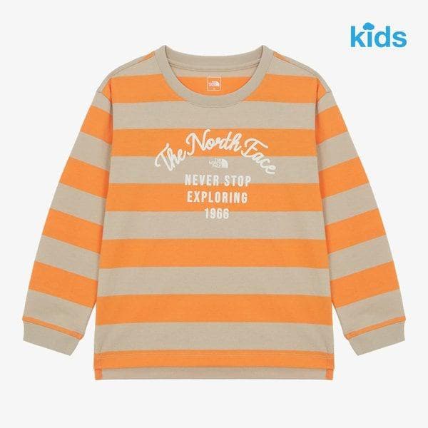 キッズ エロウェン 長袖Tシャツ NT7TR55U オレンジ