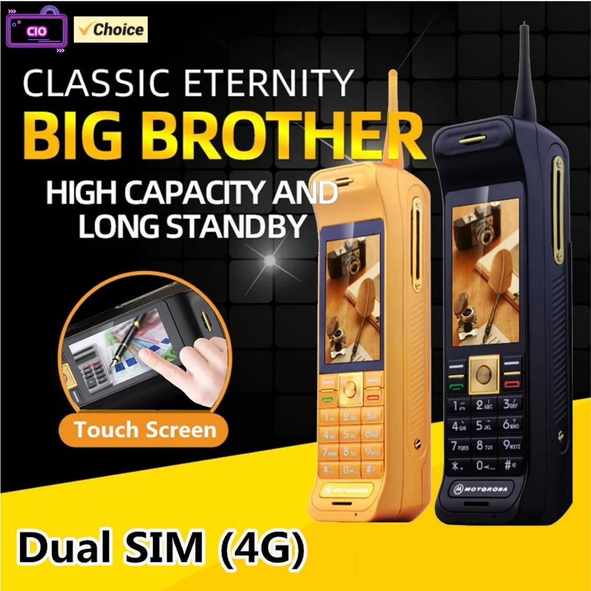 4084.0 42% OFFデュアルSIMカード付きのロック解除されたスマートフォン,携帯電話,タッチスクリーン,超ロング,スタンバイ,大きな音声,新しい到着,2.6in,c10