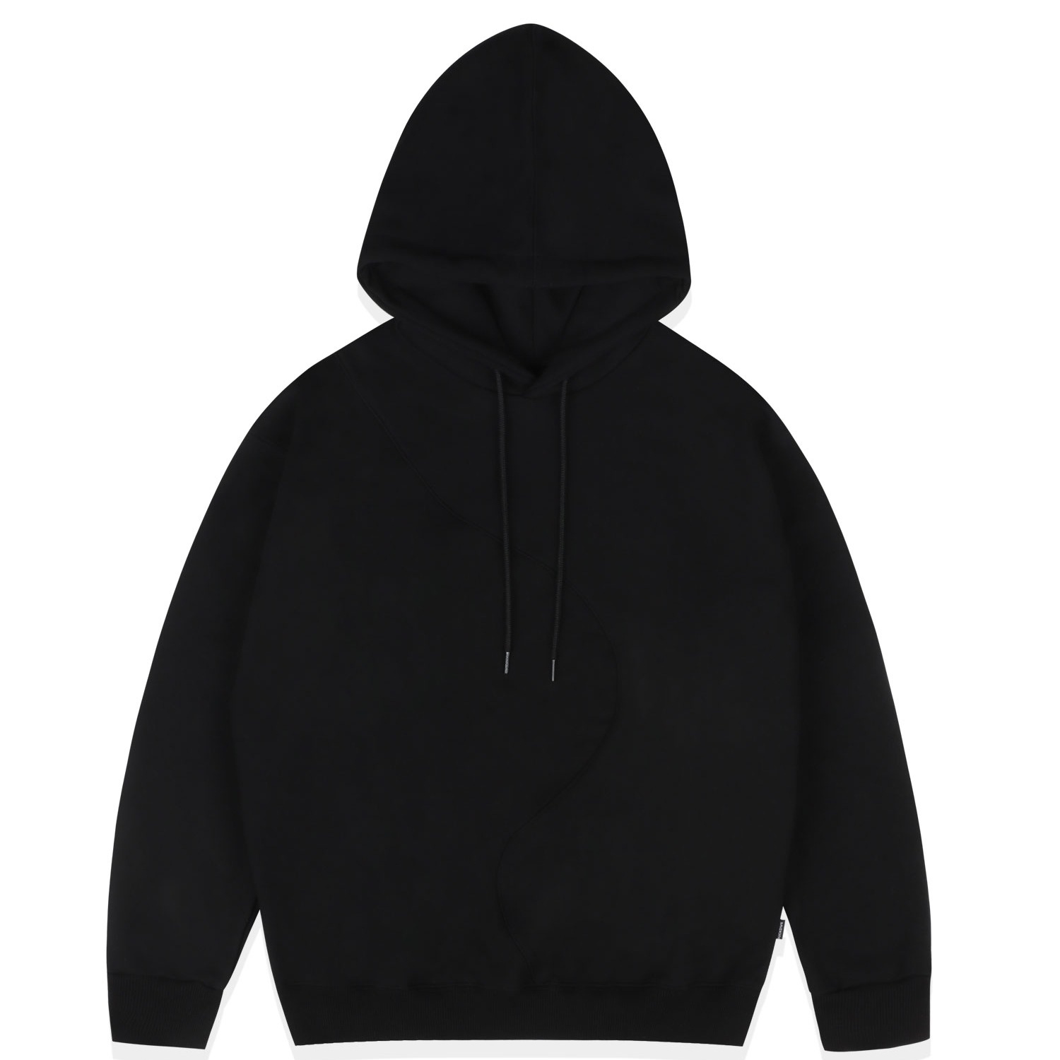 INSIDE OUT WAVE HOODIE（BLACK）