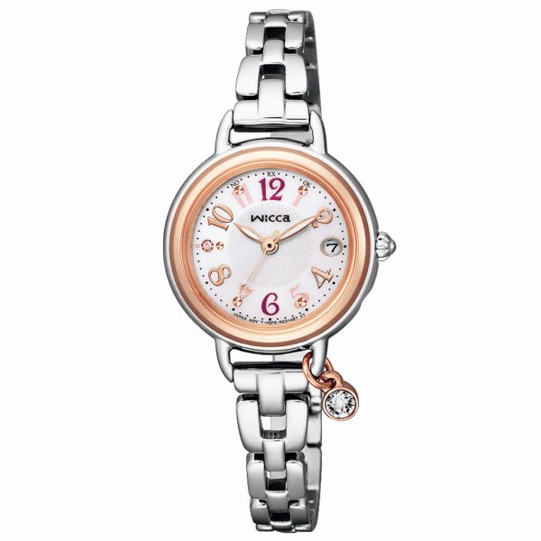 取寄品 正規品 CITIZEN シチズン ウィッカ KL0-511-11 wicca ブレスライン 日付カレンダー レディース腕時計