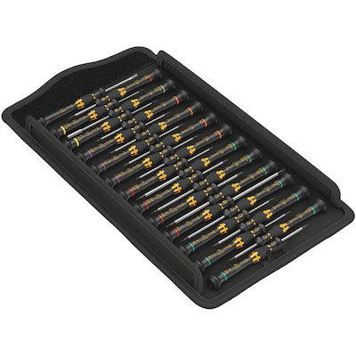 WERA ヴェラ 25本組 電気工事向け ESD精密用 ドライバーセット 収納ケース付 134019 工具 ツール DIY 作業工具 道具