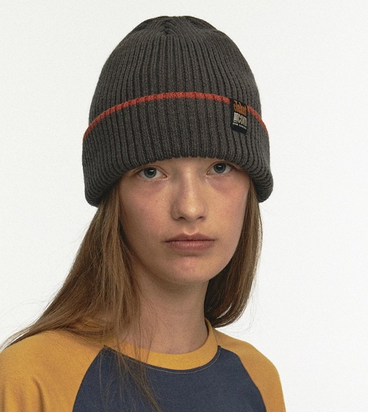 テケット Postcard Beanie Charcoal
