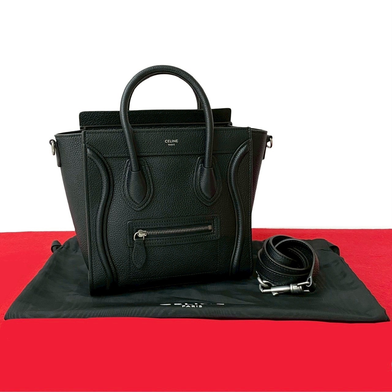 ラゲージ ナノ ショッパーショルダーバッグ レザー ブラック 16740