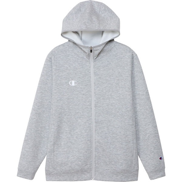 チャンピオン スポーツウエア ZIP HOODED JACKET グレー L C3-BS110 070