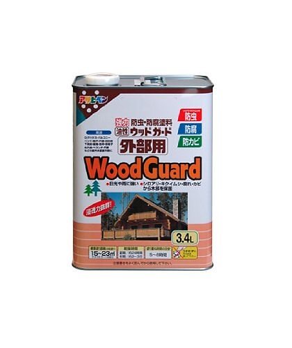 油性ウッドガード 外部用 3.4L ゴールデンオーク 05