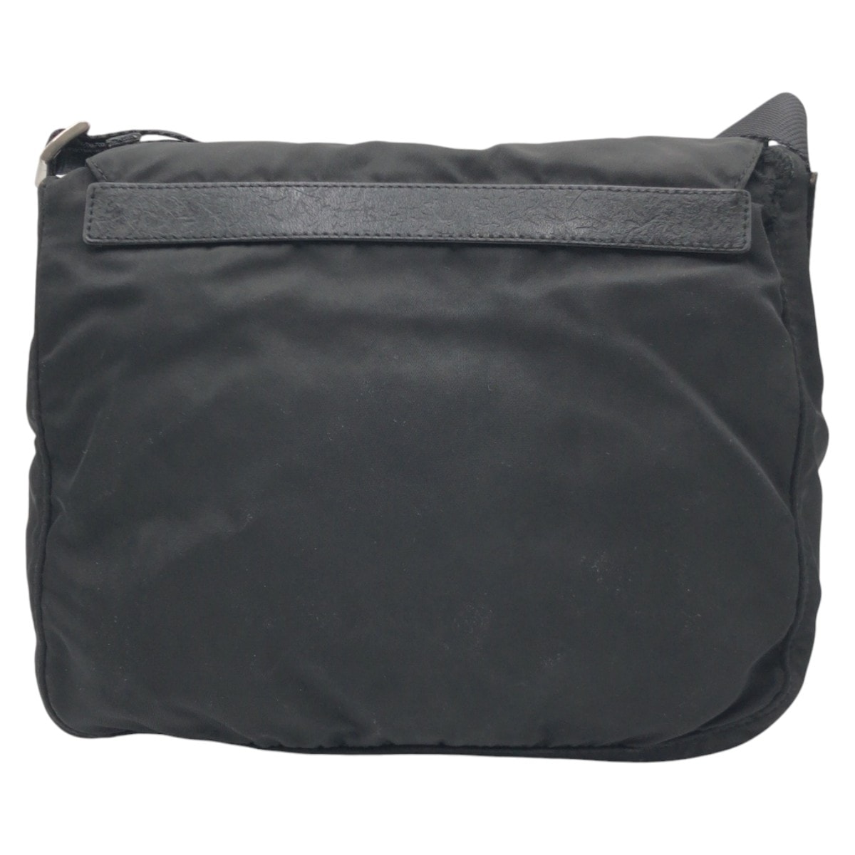 テスート 三角ロゴプレート ブラック 黒 シルバー金具 ナイロン ショルダーバッグ ポシェット レディース 503694