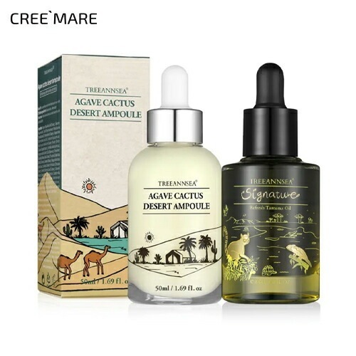 [ツリーアンシー] 油水分ケアセット(アガベカクタスデザートアンプル50ml+シグネチャータマヌオイル30ml)・54978