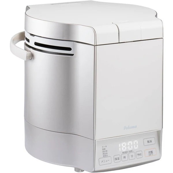 炊飯器 1升 PR-M18TV13A プレミアムシルバーアイボリー 炊きわざ [ガス炊飯器(都市ガス用炊き) ]