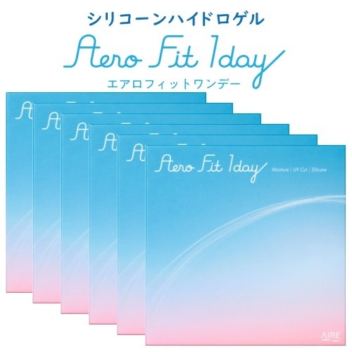 【6箱】エアロフィットワンデー シリコーンハイドロゲルレンズ 30枚入り