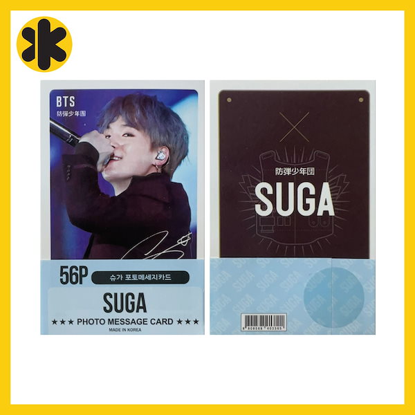 Qoo10] BTS SUGA フォトメッセージカード