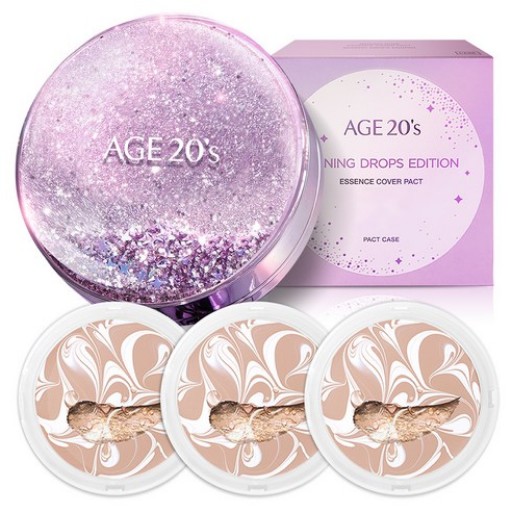 シャイニングドロップ ファクト エディション ケース + 詰め替え 12.5g x 3p (鎮静/弾力/保湿/栄養供給/活力/しわ防止)