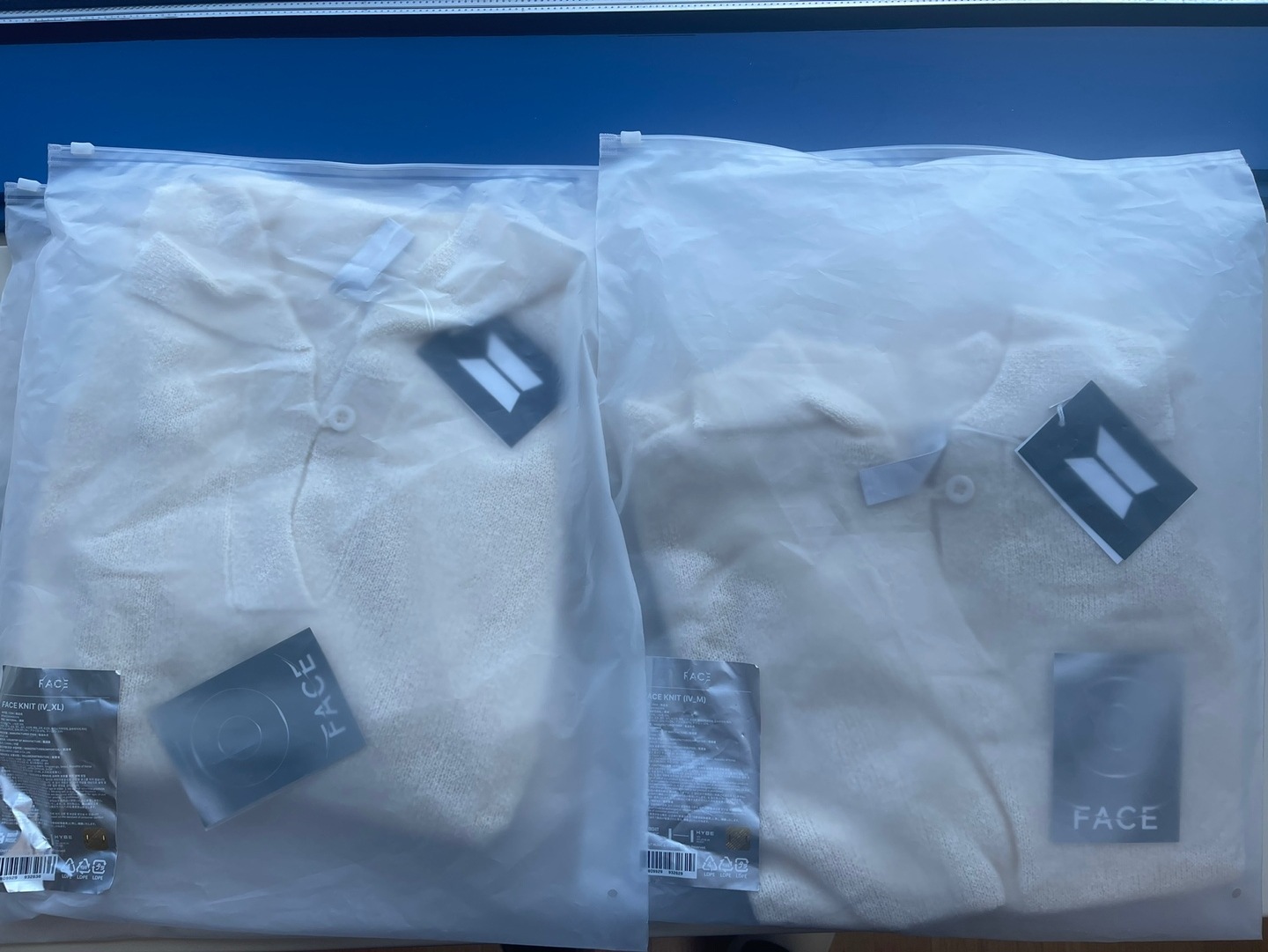 BTS FACE Knit Ivory+JIMIN Photo Card