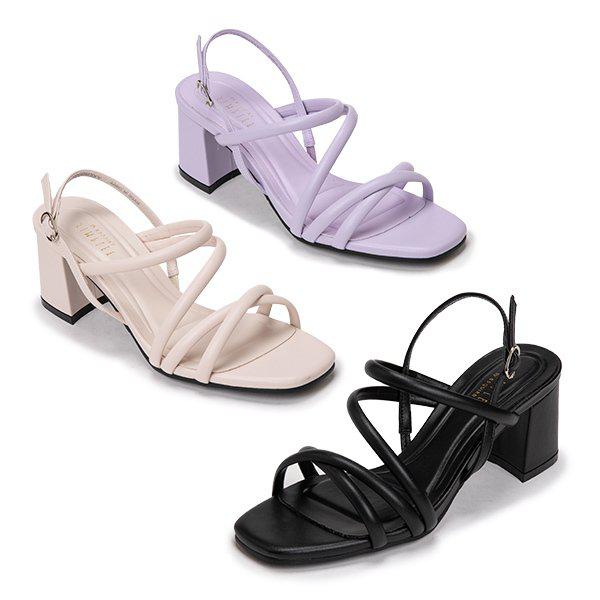 [シークレット特価] 女性ミューズストラップサンダルヒールEMSD526_528