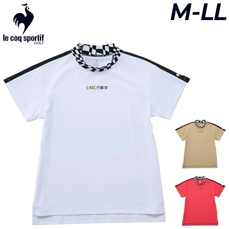 半袖シャツ レディース ゴルフウェア モックネックシャツ ゴルフシャツ トップス モックシャツ 透け防止 吸汗速乾 UVカット UPF50+ ストレッチ/LG5SHS51L 7,761円