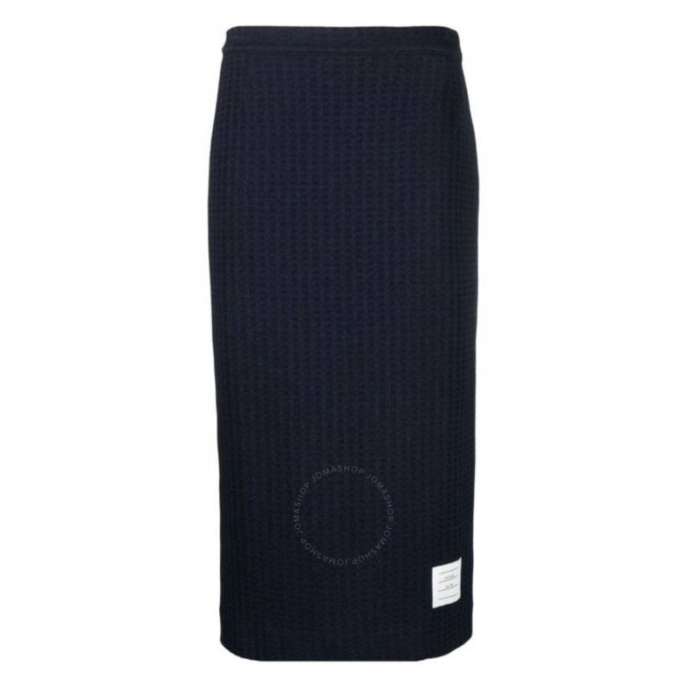 トム・ブラウンギンガムジャカードコットンミディスカート FJK114A J0133 415