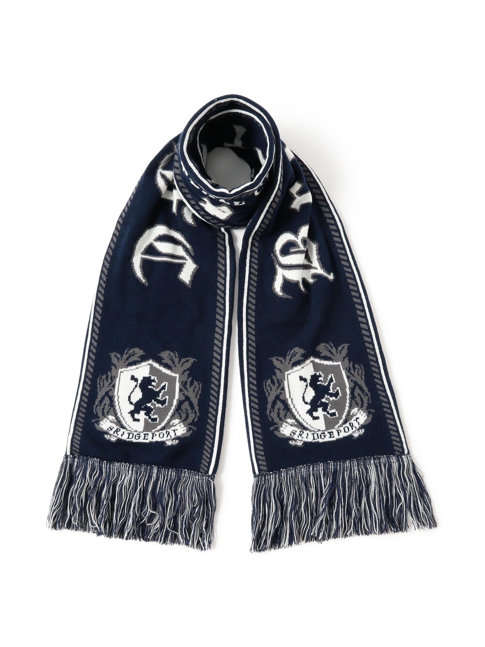 [ビームスハート] マフラー・スカーフ サッカー エンブレム マフラー メンズ