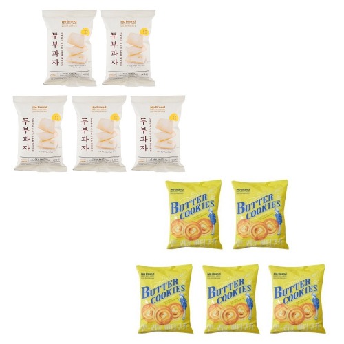 ノーブランド豆腐菓子112g×5個+ソフトバタークッキー330g×5個学校事務所