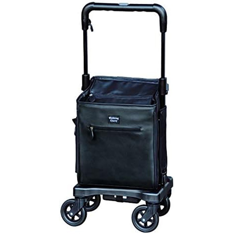 須恵廣工業 838 アイカートフリーライトR ブラック シルバーカー