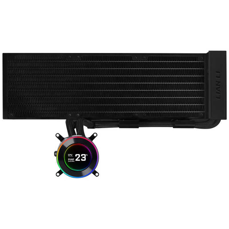 LIANLI　HydroShift II LCD-C 360N Black　LL-HS2-LCD-360-N-BK