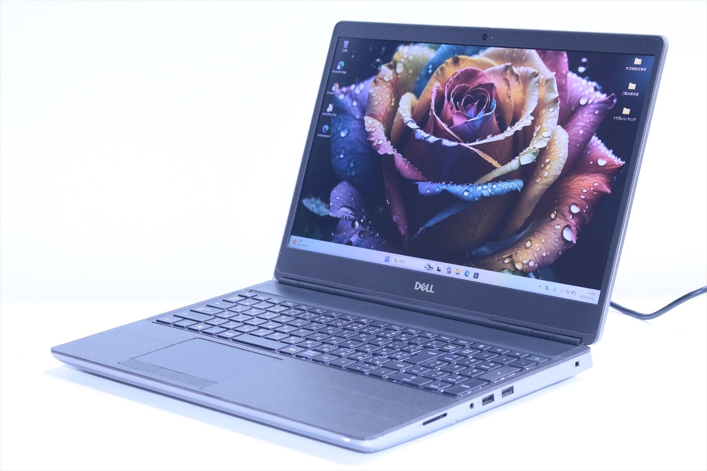 即配 RTX4000搭載32Gパワフルワークステーション Precision 7550 XeonW-10885M 32G 512G 15.6FHD WiFi6 BAA評価