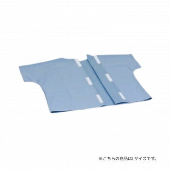 高田ベッド製作所 患者着2PSD用上着 綿100％ Lサイズ ブルー TB-524-07