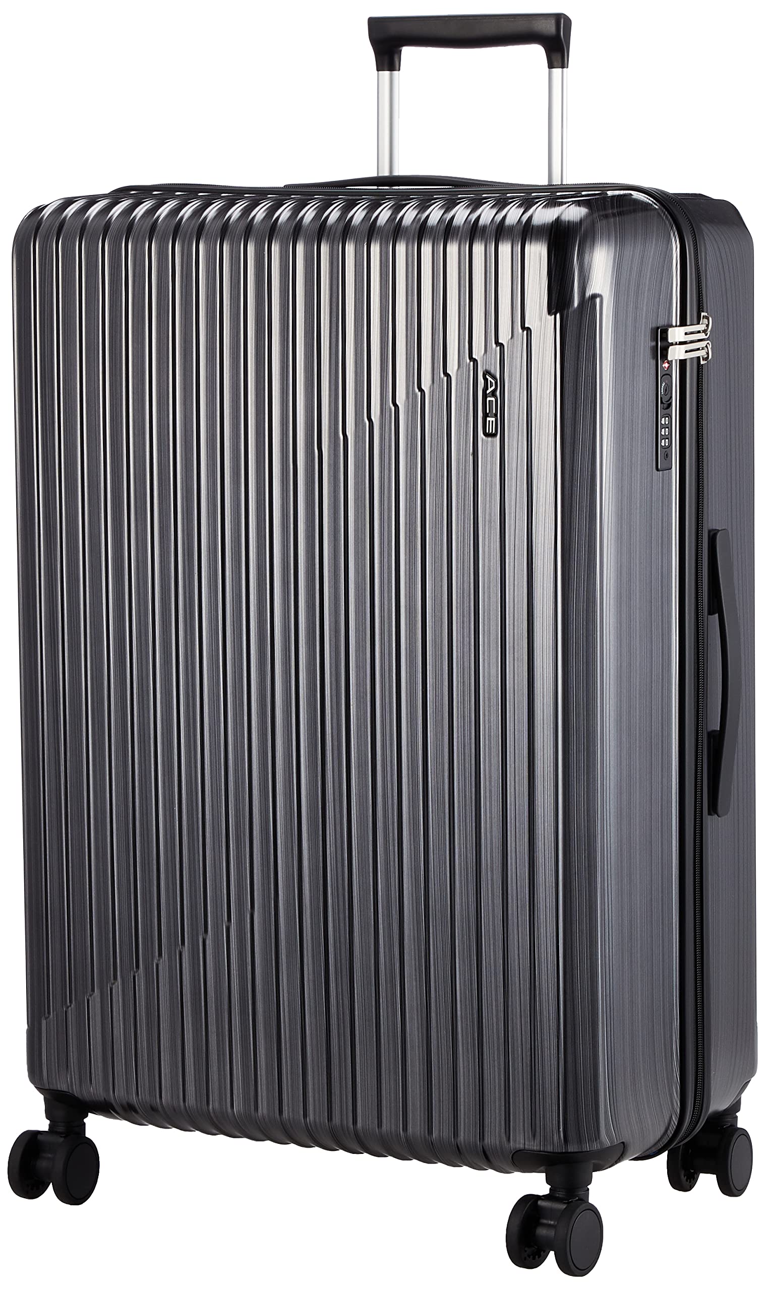 ACE[エース] スーツケース キャリーケース キャリーバッグ 大型 大容量 ｌサイズ 7泊8日 8泊9日 9泊10日 85L キャスターストッパー 双輪キャスター 4.4kg クレスタ2 No.06