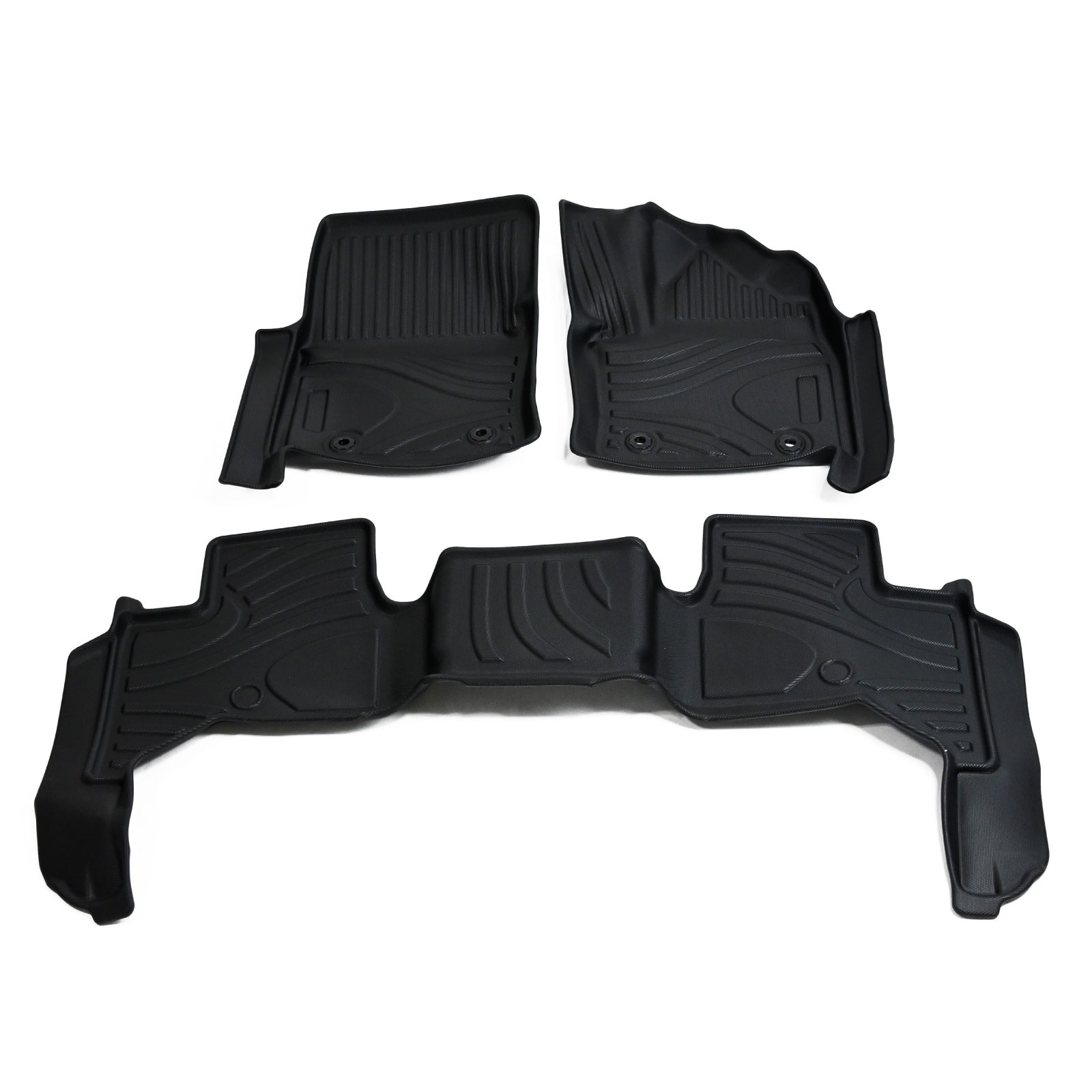 ランドクルーザー ランクル 300系 3D フロアマット カーマット フロア マット カー マット 5人乗り ブラック TPE素材 防水 汚れ