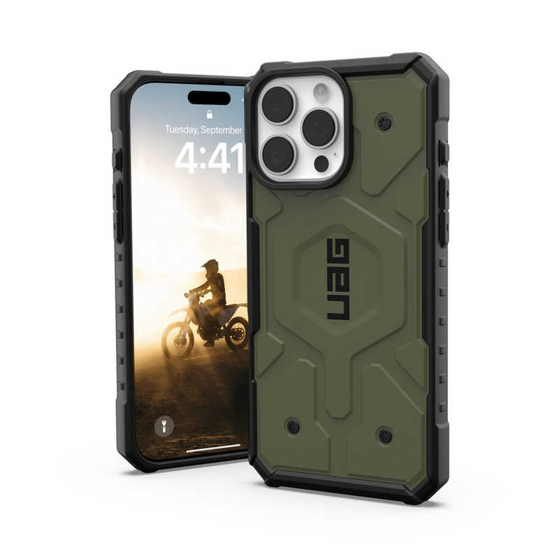 UAG　iPhone 16 Pro Max 耐衝撃ケース MAGSAFE対応 PATHFINDER オリーブ　UAG-IPH24LA-MS-OL
