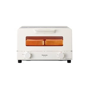 パナソニック トースター オーブントースター 4枚焼き対応 30分タイマー搭載 ホワイト NT-T501-W