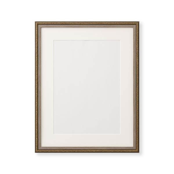 超軽量 水彩額 366P水彩額 F4 ( 333×242ｍｍ )ブラウン/グレー 絵画 額 額縁 フレーム