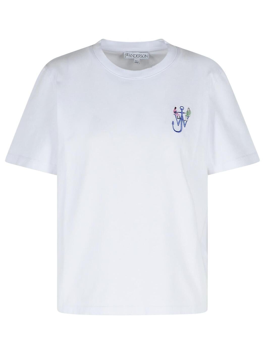 JT0269 PG1510001 ホワイト 春夏2025 Tシャツ レディース ia