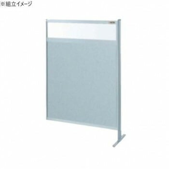サカエ パーティション 連結 透明塩ビ アルミ板タイプ 900x1300mm NAE-34FR