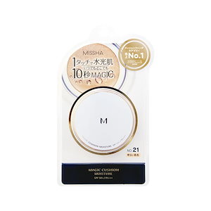 ミシャ(MISSHA) Мクッションファンデーション(モイスチャー) No.21 明るい肌色 15g