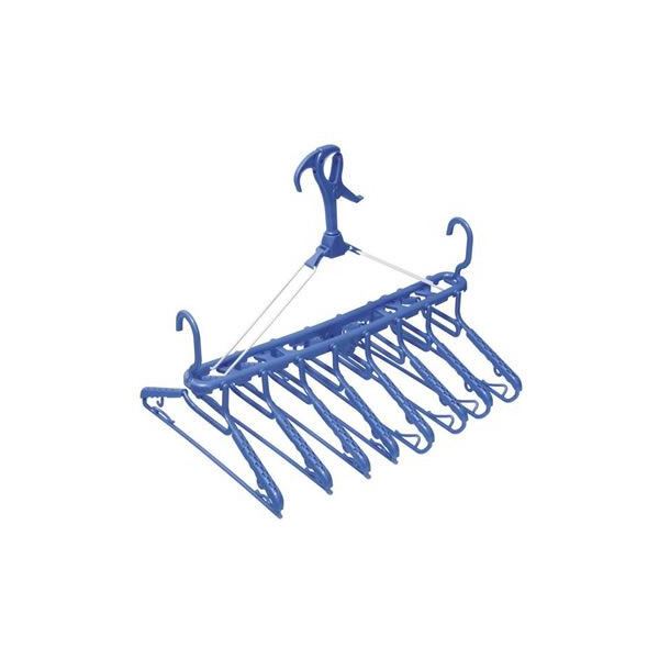 (3個セット) シャツハンガー 洗濯ハンガー 8連 フック付 ワイヤー使用 アーチ ベランダ干し 室内干し 洗濯用品