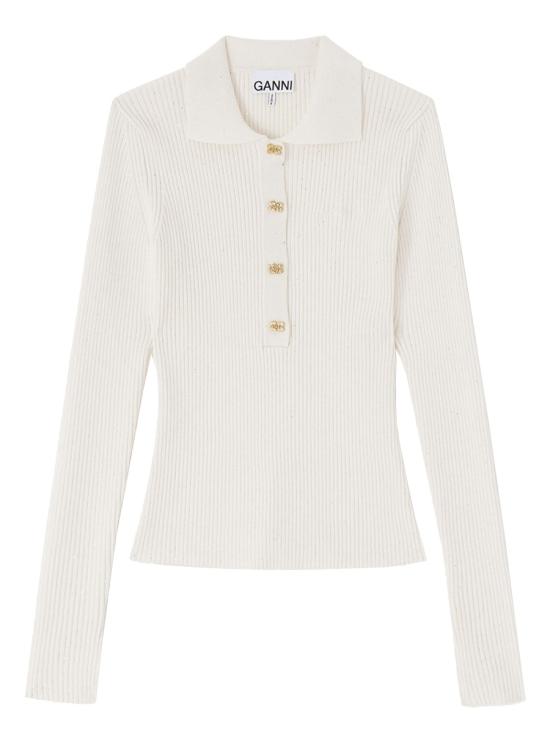 GANNI Women Sweater A1070085 135 IVORY