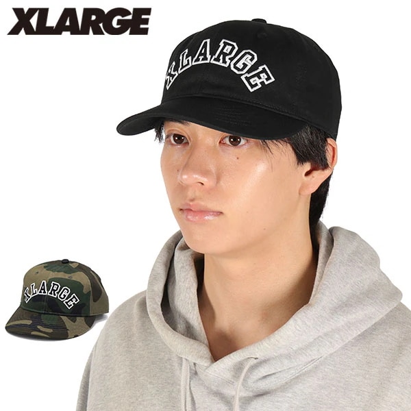キャップ 帽子 深め メンズ レディース 大きめ ブランド おしゃれ コットン ブラック 黒 迷彩 迷彩柄 カモ カジュアル ARCH LOGO SNAPBACK CAP 101253051013