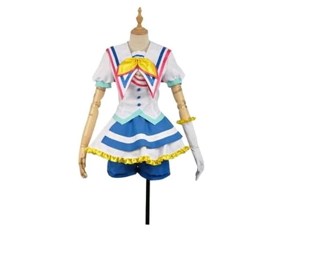 ラブライブ サンシインアクア青空JumpingHeartくにきだはなま風コスプレ衣装ハロウィンイベ