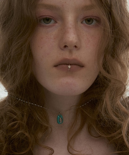 NFF chalice necklace blue チャリスネックレス ブルー 韓国アクセサリー 正規品 ネックレス