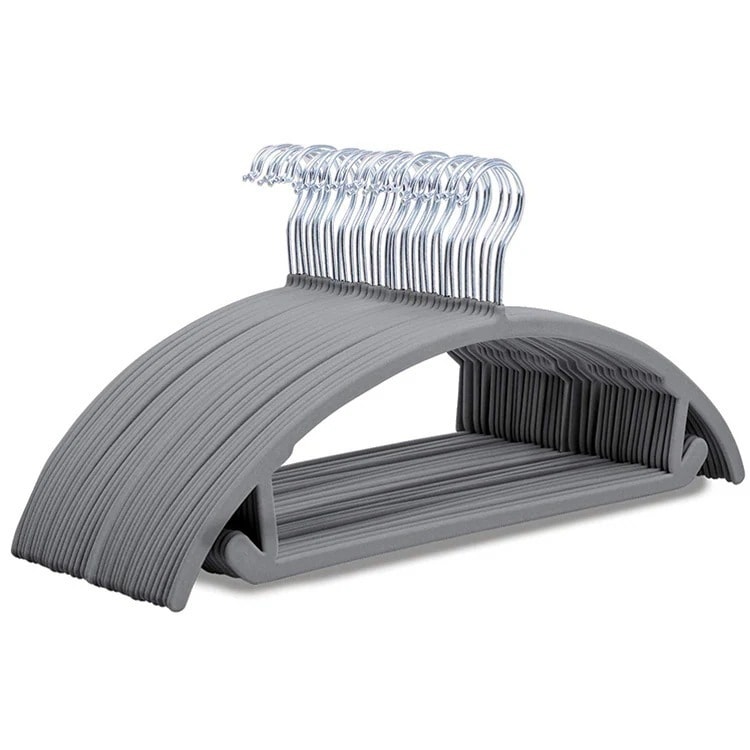 ハンガー スプリングタイムセール*すべらないハンガー便利収納 植毛ハンガー 選べる10本セット