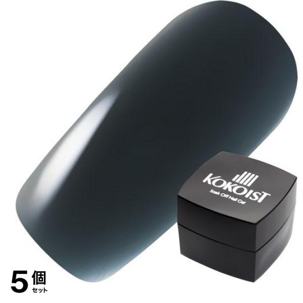 KOKOIST(ココイスト) エクセルライン ソークオフカラージェル E-206S ブラックマティーニ 2.5g 5個セット